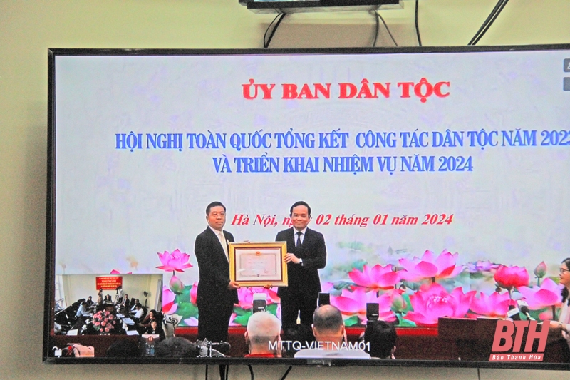 Hội nghị trực tuyến toàn quốc tổng kết công tác Dân tộc năm 2023, triển khai nhiệm vụ năm 2024