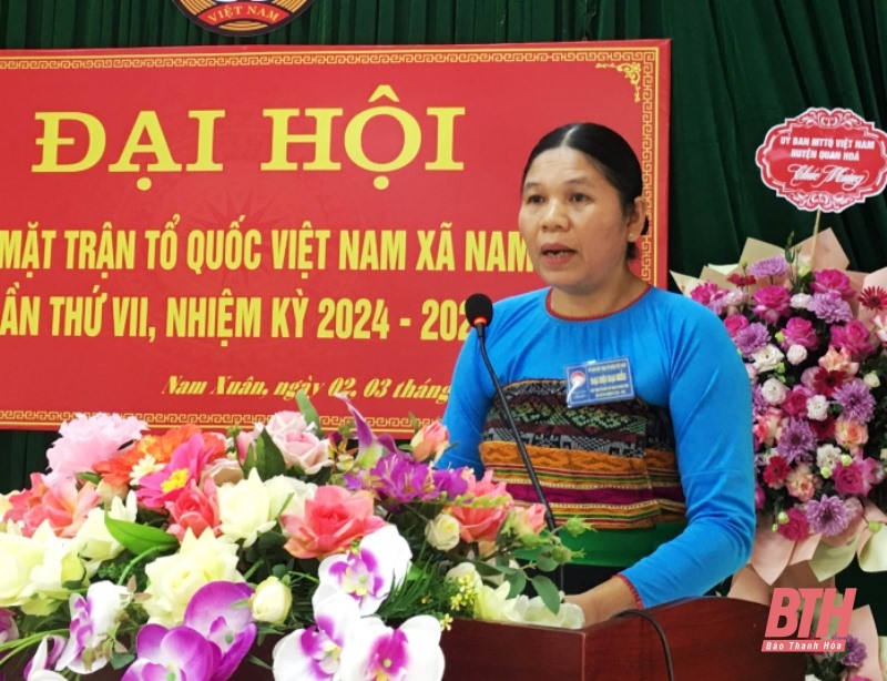 Đại hội đại biểu MTTQ xã Nam Xuân lần thứ VII, nhiệm kỳ 2024-2029