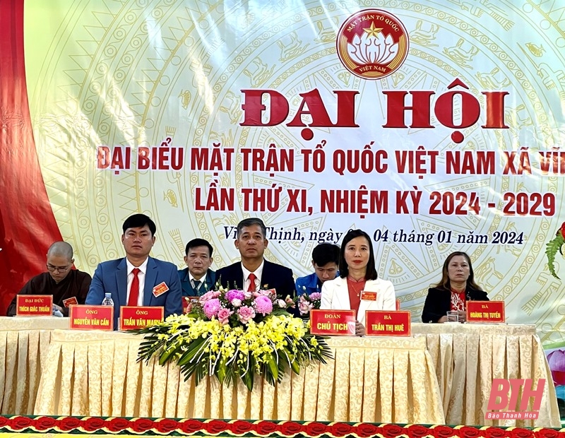 Đại hội điểm MTTQ xã Vĩnh Thịnh lần thứ XI, nhiệm kỳ 2024-2029