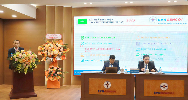 Công ty Nhiệt điện Nghi Sơn tổng kết công tác năm 2023; triển khai nhiệm vụ năm 2024 và Hội nghị Người lao động năm 2024