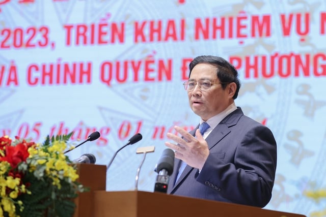 Hội nghị tổng kết nhiệm vụ năm 2023, triển khai nhiệm vụ năm 2024 của Chính phủ và chính quyền địa phương