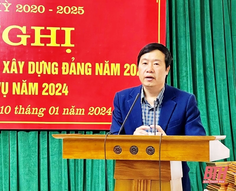 Thị ủy Bỉm Sơn tổng kết chuyên đề về công tác xây dựng Đảng năm 2023, triển khai nhiệm vụ năm 2024