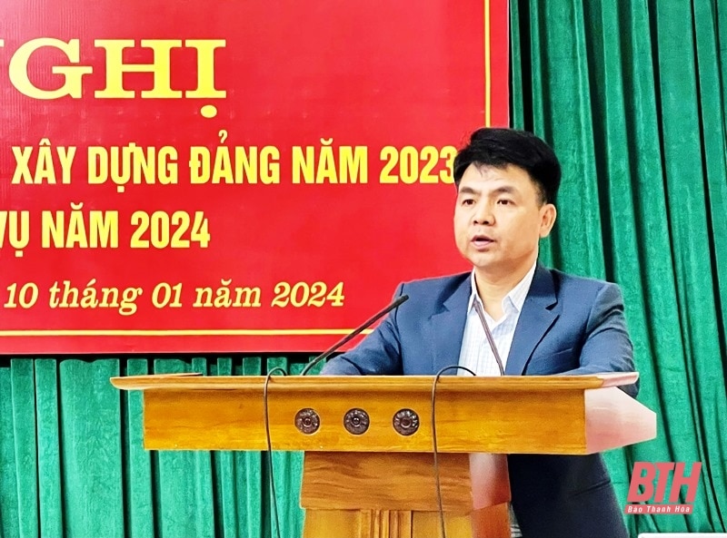 Thị ủy Bỉm Sơn tổng kết chuyên đề về công tác xây dựng Đảng năm 2023, triển khai nhiệm vụ năm 2024