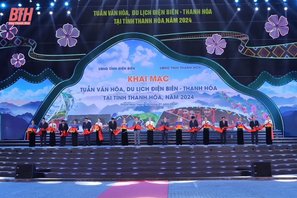 Khai mạc Tuần Văn hóa, Du lịch Điện Biên - Thanh Hóa