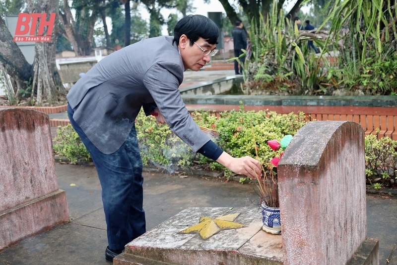 Trưởng Ban Nội chính Tỉnh ủy thăm, kiểm tra tình hình sản xuất, đời sống Nhân dân huyện Hà Trung và thị xã Bỉm Sơn