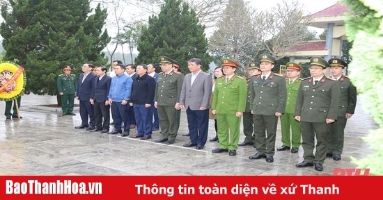 Giám đốc Công an tỉnh thăm, kiểm tra tình hình sản xuất, đời sống Nhân dân huyện Như Thanh