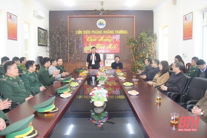 Phó Chủ tịch Thường trực UBND tỉnh Nguyễn Văn Thi kiểm tra tình hình sản xuất, đời sống Nhân dân huyện Hoằng Hóa