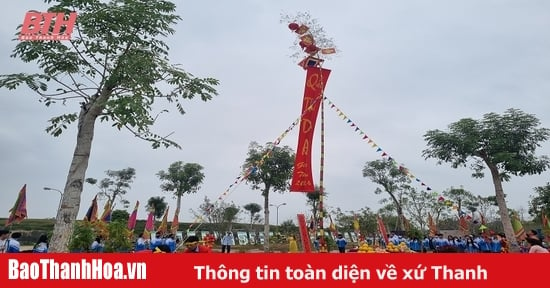 Độc đáo Lễ thượng nêu tại Di sản Thành Nhà Hồ