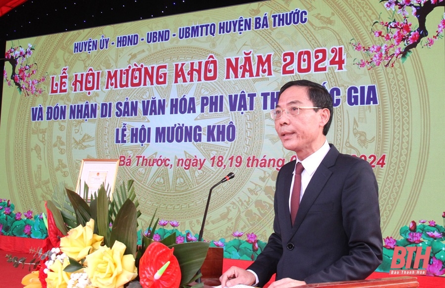 Lễ hội Mường Khô năm 2024 và đón nhận Di sản văn hóa phi vật thể Quốc gia Lễ hội Mường Khô