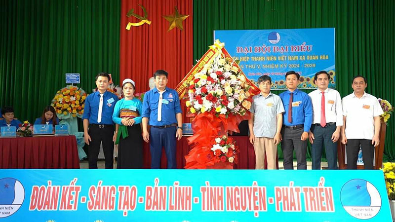 Đại hội điểm Hội Liên hiệp thanh niên Việt Nam xã Xuân Hòa (Như Xuân) lần thứ V