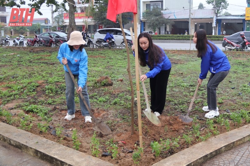 Phát động và hưởng ứng Tết trồng cây, ra quân Tháng Thanh niên năm 2024