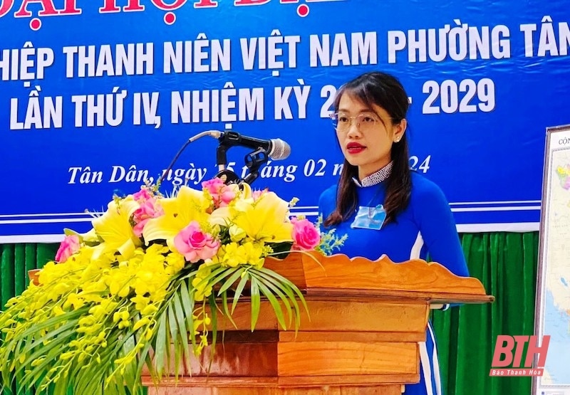 Đại hội điểm Hội Liên hiệp thanh niên phường Tân Dân lần thứ IV