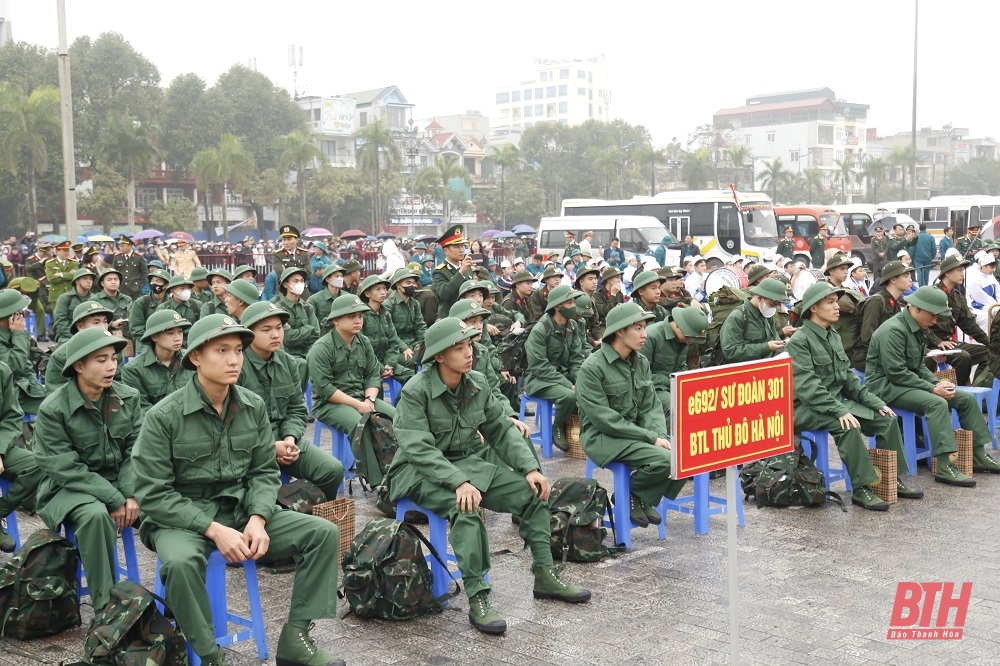 Thanh Hóa hoàn thành công tác giao nhận quân năm 2024