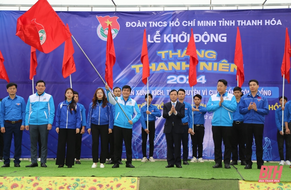 Ra quân Tháng thanh niên năm 2024 và phát động Tết trồng cây “Đời đời nhớ ơn Bác Hồ”