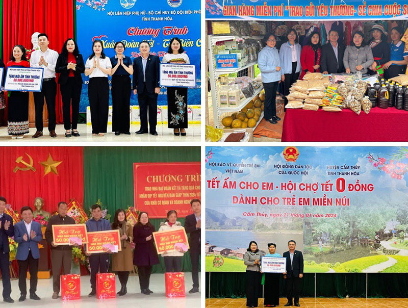 Thanh Hoa TCVM organization spreads the spirit of charity on the occasion of Tet holiday and spring