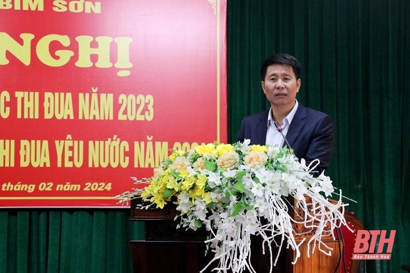 Thị xã Bỉm Sơn: Tổng kết công tác thi đua năm 2023 và phát động phong trào thi đua yêu nước năm 2024