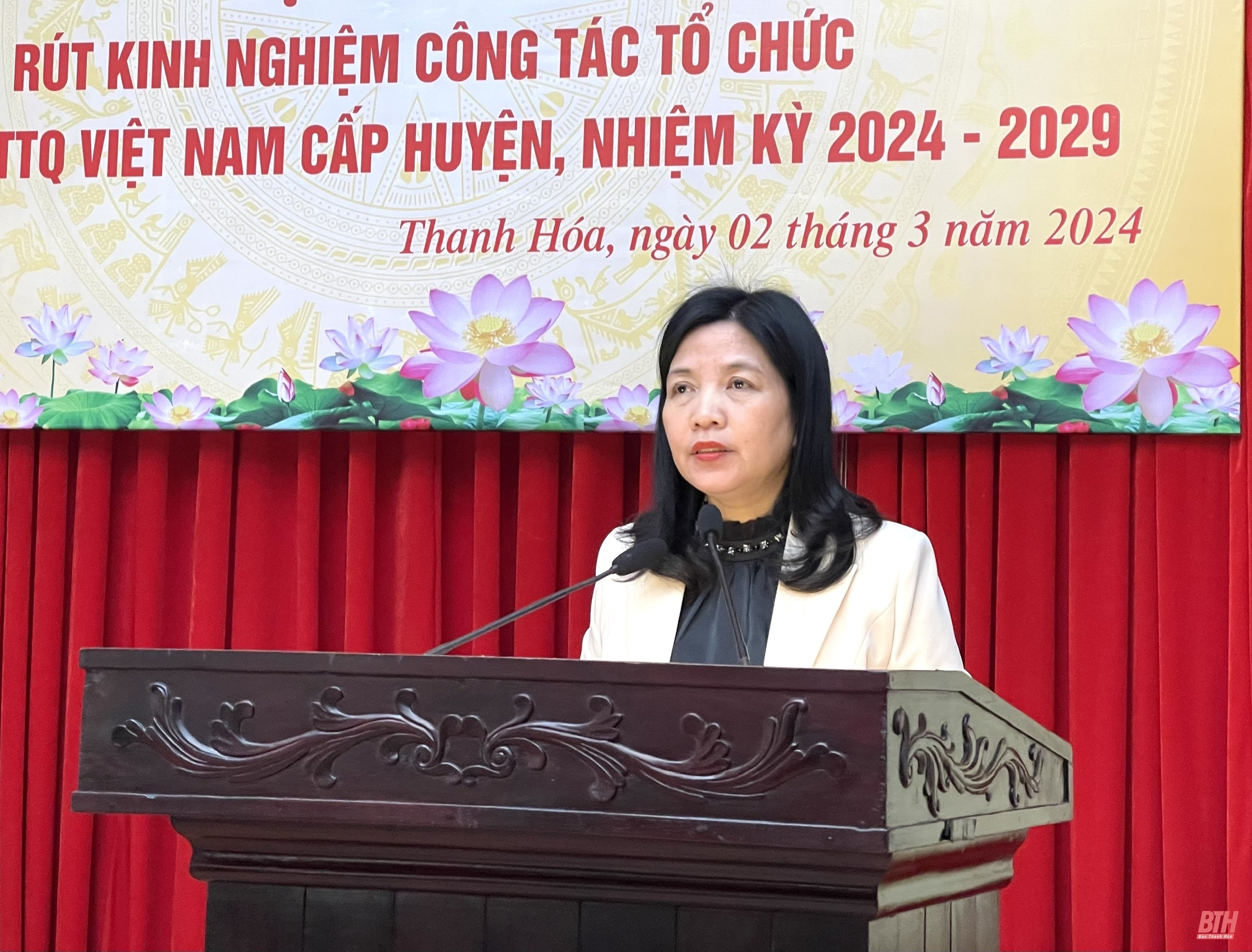 Rút kinh nghiệm công tác tổ chức Đại hội MTTQ cấp huyện, nhiệm kỳ 2024-2029 