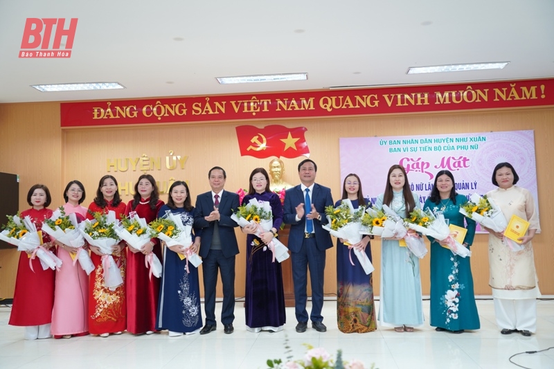 Như Xuân gặp mặt cán bộ nữ lãnh đạo, quản lý 