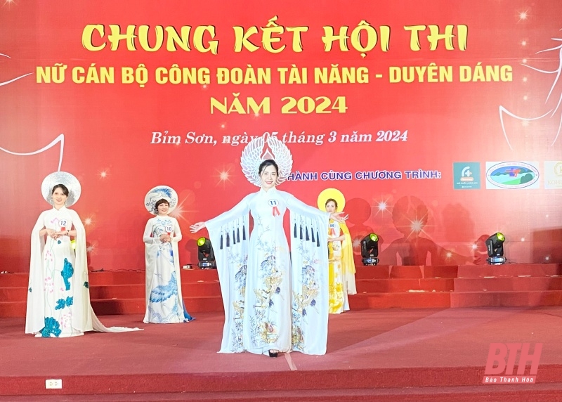 Chung kết Hội thi nữ cán bộ công đoàn tài năng - duyên dáng năm 2024