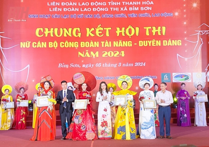 Chung kết Hội thi nữ cán bộ công đoàn tài năng - duyên dáng năm 2024