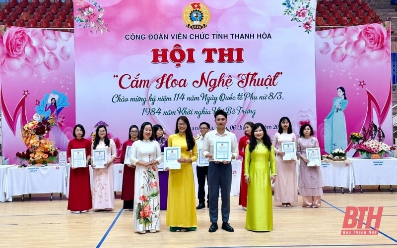 Hội thi “Cắm hoa nghệ thuật” chào mừng kỷ niệm 114 năm Ngày Quốc tế Phụ nữ 8/3