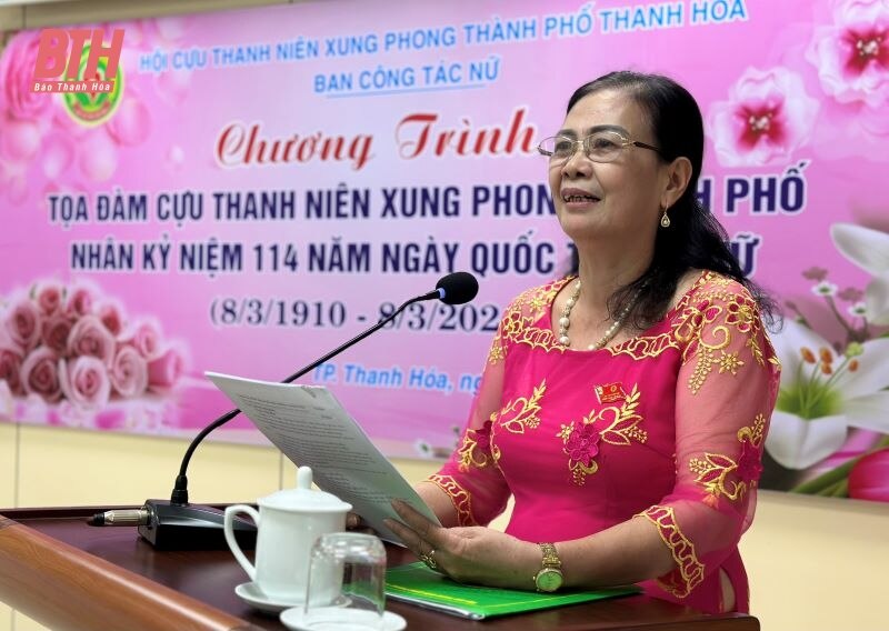 Cựu Thanh niên xung phong TP Thanh Hoá tọa đàm Ngày Quốc tế phụ nữ