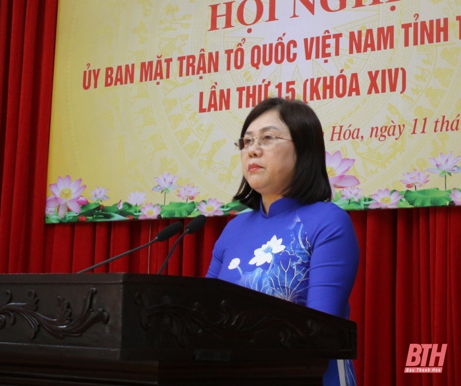 Hội nghị Ủy ban MTTQ Việt Nam tỉnh Thanh Hóa lần thứ 15 (khóa XIV)