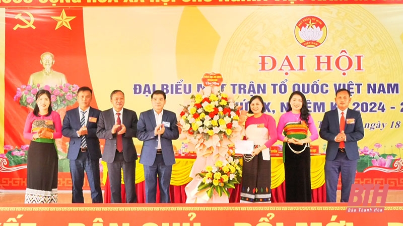 Lang Chanh completed 100% of the Congress of delegates of the Vietnam Fatherland Front at the grassroots level for the 2024 - 2029 term