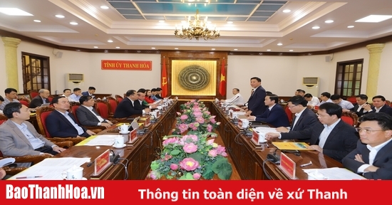 [Cập nhật] - Thường trực Tỉnh ủy Thanh Hóa làm việc với lãnh đạo tỉnh Hòa Bình về tuyến đường giao thông nối đường Hồ Chí Minh với Quốc lộ 6