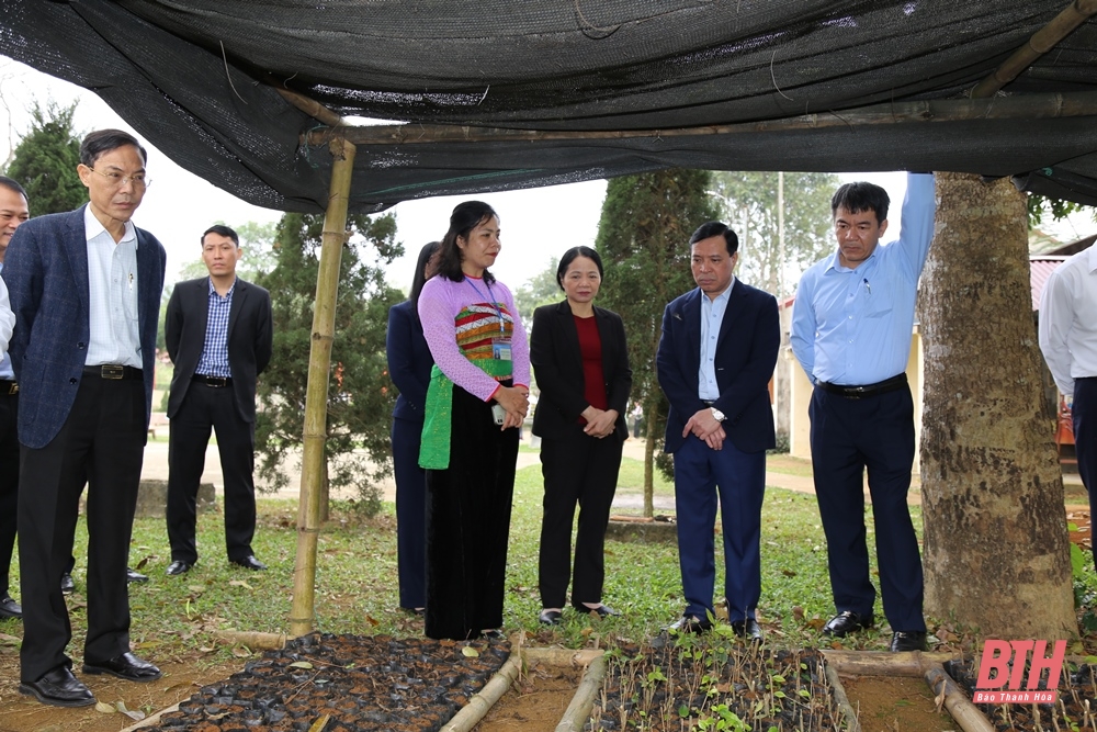 Phó Bí thư Thường trực Tỉnh ủy Lại Thế Nguyên làm việc với Ban Thường vụ Huyện ủy Ngọc Lặc