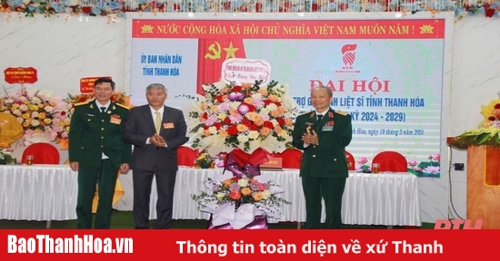 Congreso de la Asociación de Apoyo a las Familias de los Mártires de la Provincia de Thanh Hoa, período 2024-2029