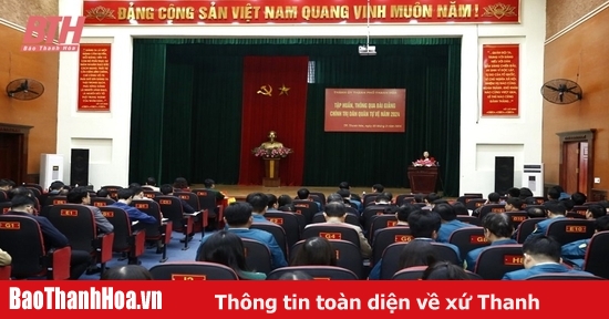 La ciudad de Thanh Hoa capacita y dicta conferencias políticas para milicianos y fuerzas de autodefensa