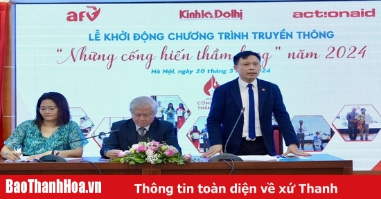 Khởi động Chương trình truyền thông “Những cống hiến thầm lặng” năm 2024