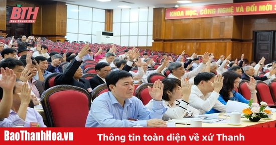 Phiên thứ Nhất Đại hội đại biểu Liên hiệp các Hội Khoa học và Kỹ thuật Thanh Hoá khoá VII, nhiệm kỳ 2024-2029