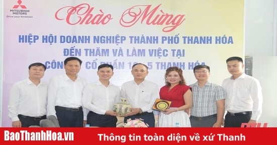 Hiệp hội Doanh nghiệp TP Thanh Hoá thăm và làm việc với doanh nghiệp hội viên