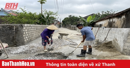 Hà Trung ưu tiên phát triển hạ tầng giao thông