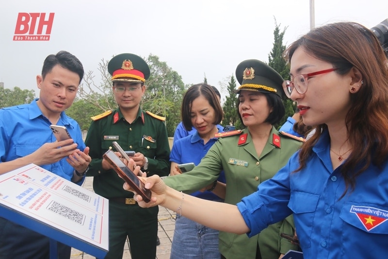 Khánh thành công trình thanh niên số hóa thông tin Khu tưởng niệm đồng chí Lê Hữu Lập