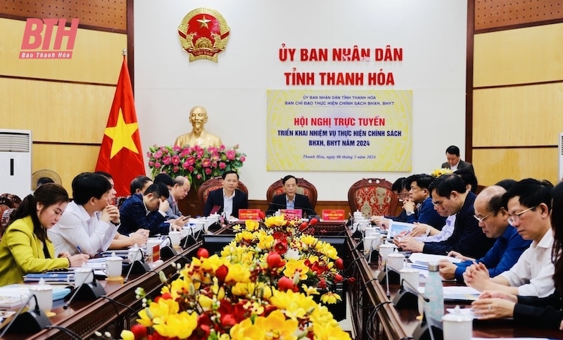 Hội nghị trực tuyến tổng kết, đánh giá công tác thực hiện chính sách BHXH, BHYT