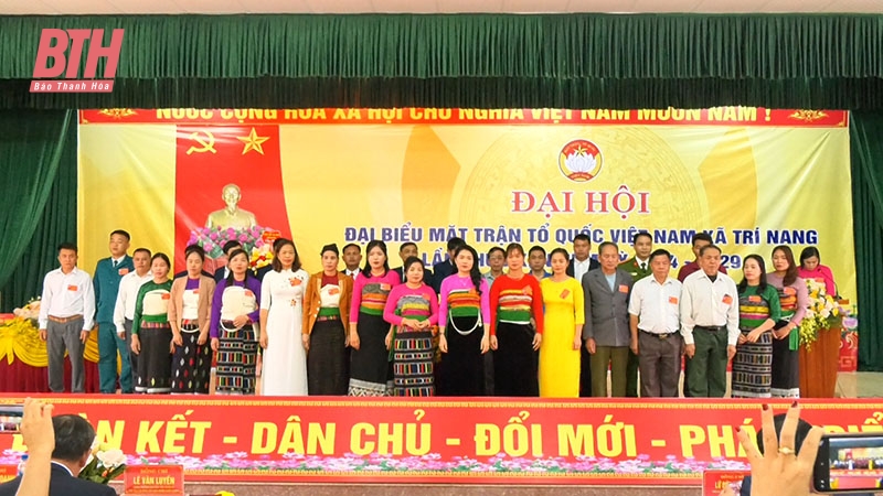 Lang Chanh completed 100% of the Congress of delegates of the Vietnam Fatherland Front at the grassroots level for the 2024 - 2029 term