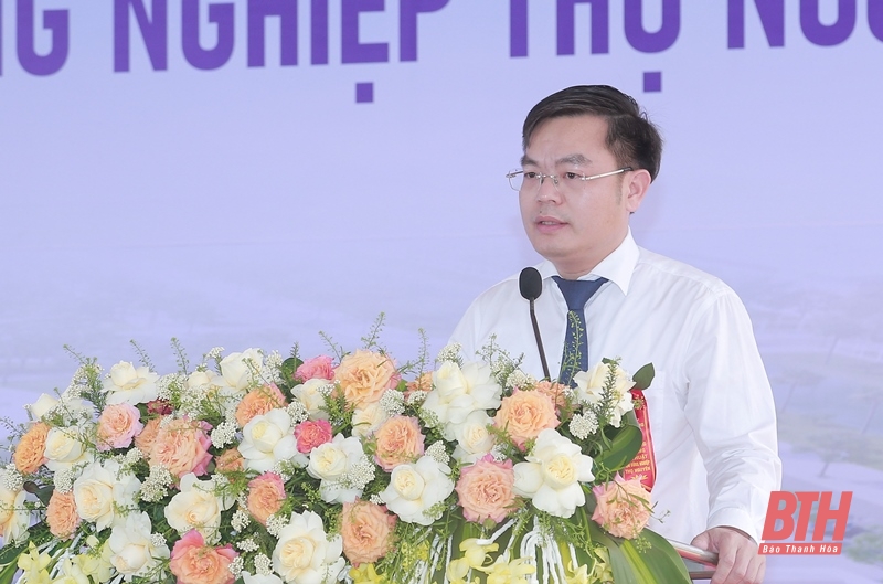 Cérémonie d'inauguration du projet d'investissement dans les infrastructures techniques du pôle industriel de Tho Nguyen