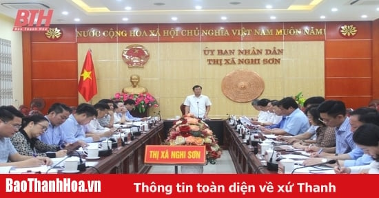 Thị xã Nghi Sơn cần đẩy nhanh tiến độ, sớm hoàn thành nhiệm vụ xây dựng nông thôn mới 