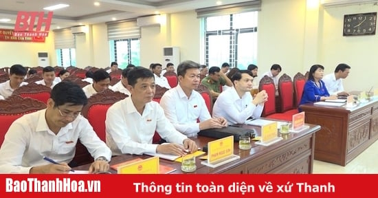 Kỳ họp thứ 19 HĐND huyện Vĩnh Lộc khóa XX thông qua 12 nghị quyết 