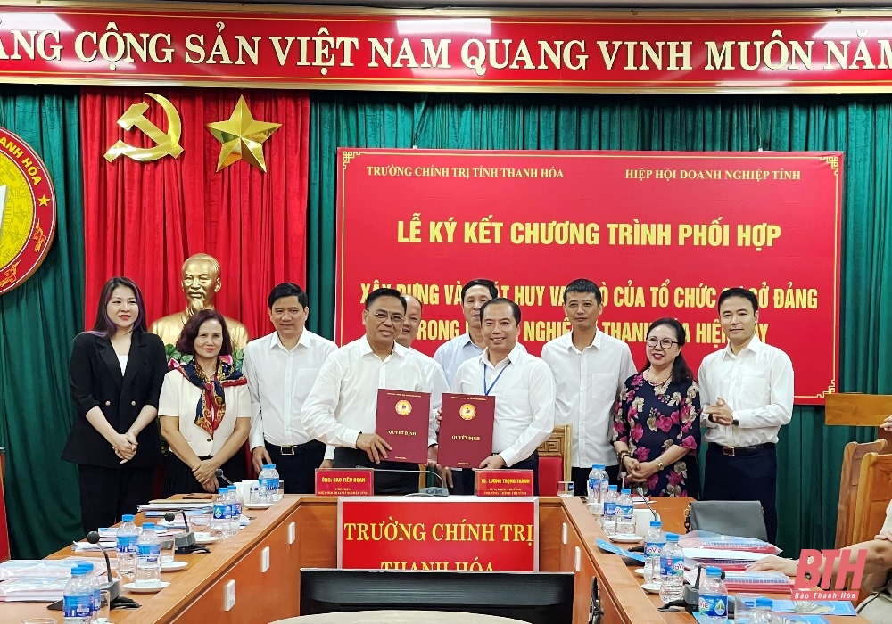 Phát huy vai trò của tổ chức cơ sở Đ ảng trong doanh nghiệp ở Thanh Hóa