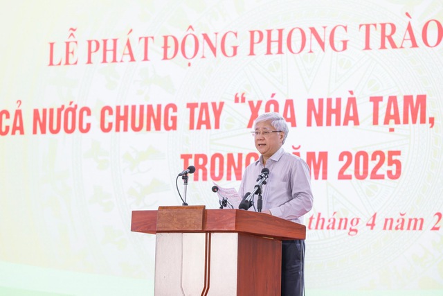 Phấn đấu hoàn thành nhiệm vụ xóa nhà tạm, nhà dột nát trên phạm vi cả nước trong năm 2025