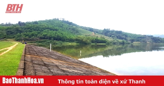 Ngoc Lac invests in upgrading the lake and dam system to serve agricultural production