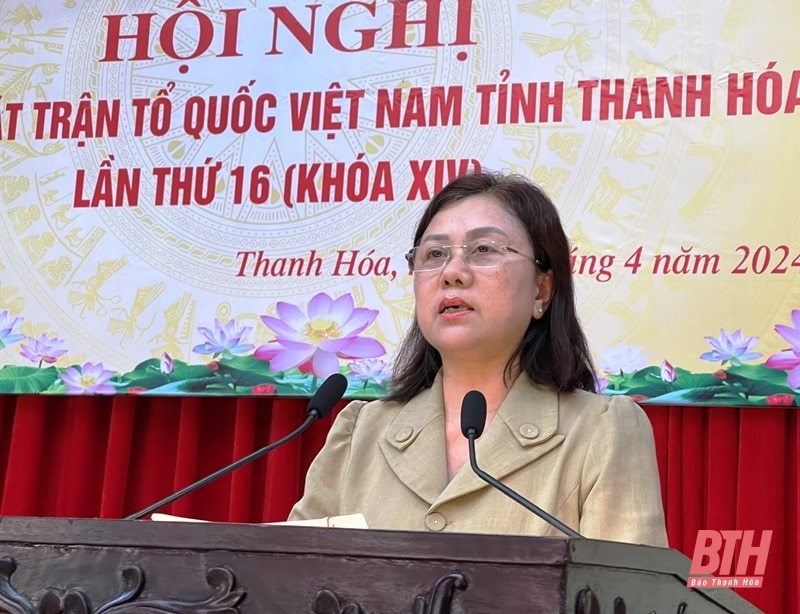 Hội nghị Ủy ban MTTQ Việt Nam tỉnh Thanh Hóa lần thứ 16 (khóa XIV)