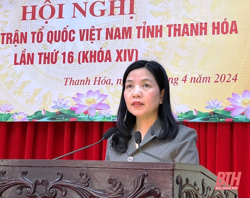 Hội nghị Ủy ban MTTQ Việt Nam tỉnh Thanh Hóa lần thứ 16 (khóa XIV)