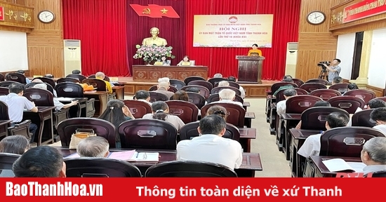 Hội nghị Ủy ban MTTQ Việt Nam tỉnh Thanh Hóa lần thứ 16 (khóa XIV)