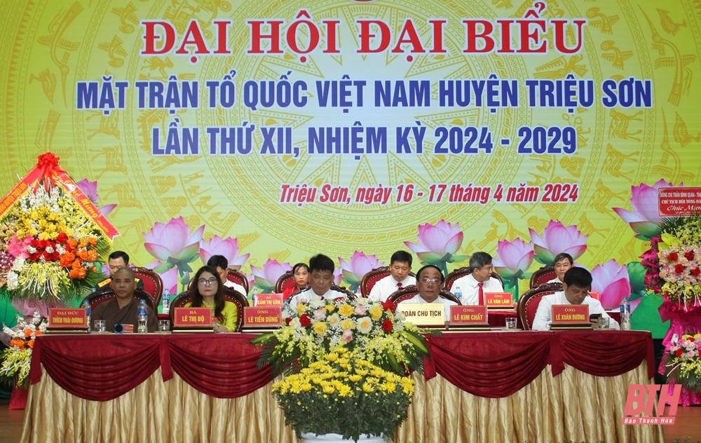 Đại hội đại biểu MTTQ huyện Triệu Sơn lần thứ XII, nhiệm kỳ 2024-2029