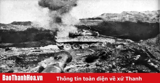 Ngày 19/4/1954, quân ta bắn cháy xe tăng địch